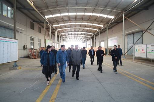 富怡快讯--热烈欢迎天津市政府质量工作考核组莅临天津宝盈考察指导 ！